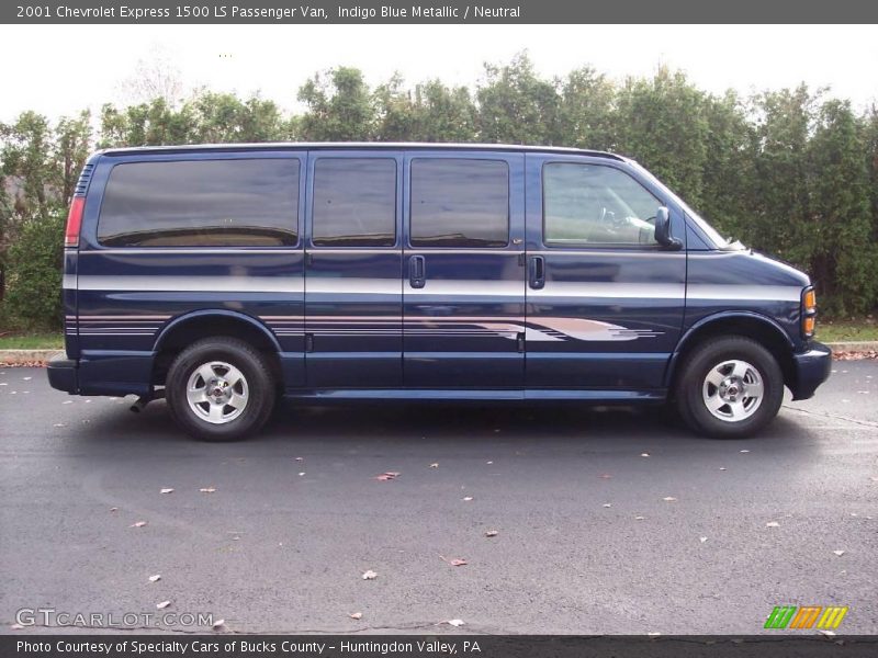 Indigo Blue Metallic / Neutral 2001 Chevrolet Express 1500 LS Passenger Van