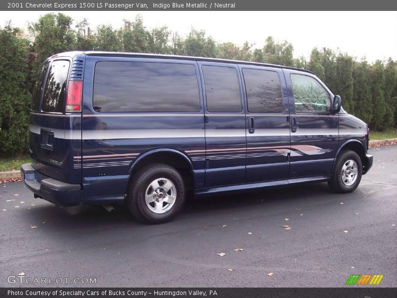 Indigo Blue Metallic / Neutral 2001 Chevrolet Express 1500 LS Passenger Van