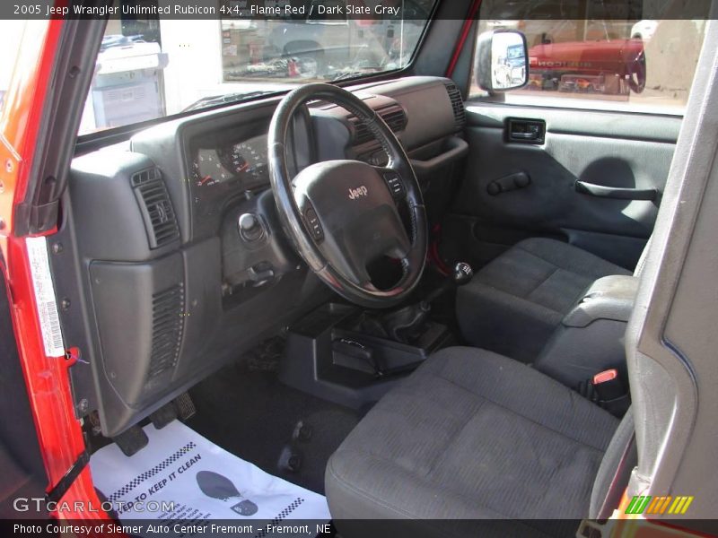 Flame Red / Dark Slate Gray 2005 Jeep Wrangler Unlimited Rubicon 4x4