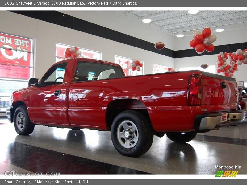 Victory Red / Dark Charcoal 2003 Chevrolet Silverado 1500 Regular Cab