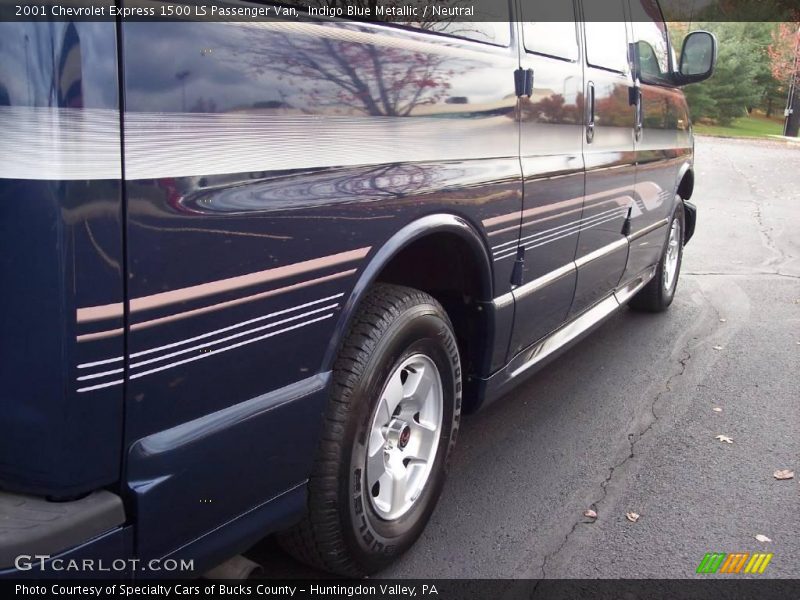 Indigo Blue Metallic / Neutral 2001 Chevrolet Express 1500 LS Passenger Van