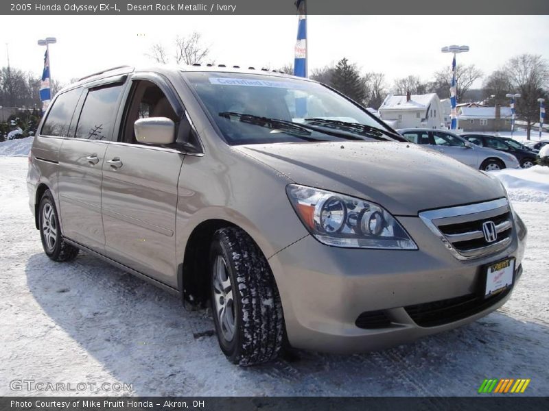 Desert Rock Metallic / Ivory 2005 Honda Odyssey EX-L
