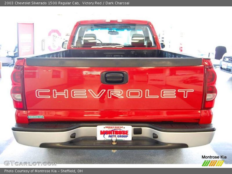 Victory Red / Dark Charcoal 2003 Chevrolet Silverado 1500 Regular Cab