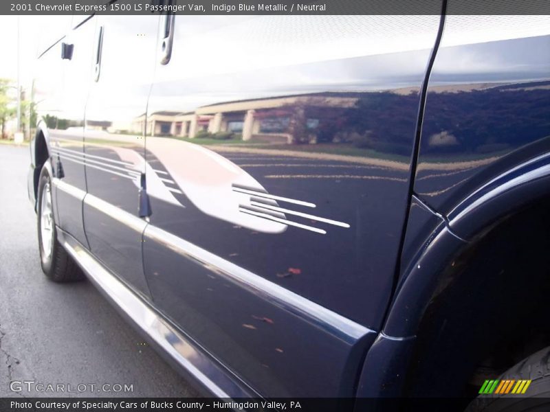 Indigo Blue Metallic / Neutral 2001 Chevrolet Express 1500 LS Passenger Van