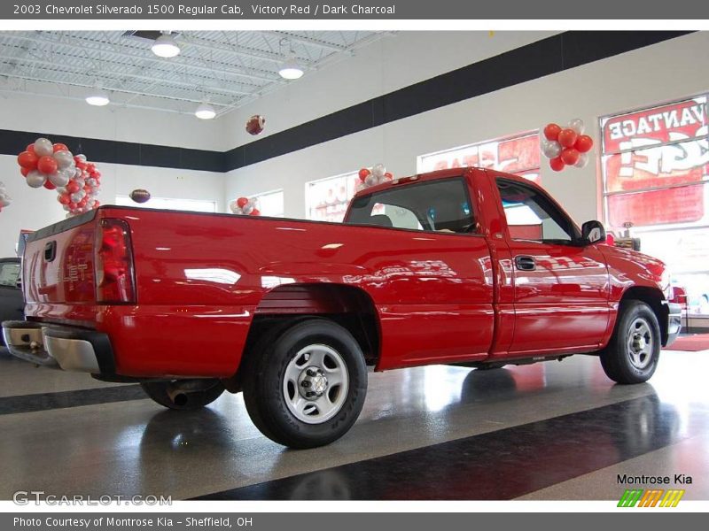 Victory Red / Dark Charcoal 2003 Chevrolet Silverado 1500 Regular Cab