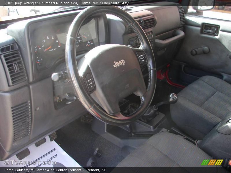 Flame Red / Dark Slate Gray 2005 Jeep Wrangler Unlimited Rubicon 4x4