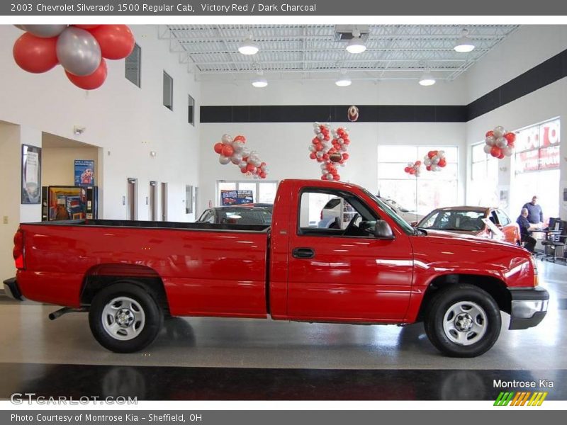 Victory Red / Dark Charcoal 2003 Chevrolet Silverado 1500 Regular Cab