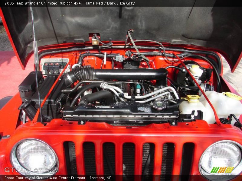 Flame Red / Dark Slate Gray 2005 Jeep Wrangler Unlimited Rubicon 4x4
