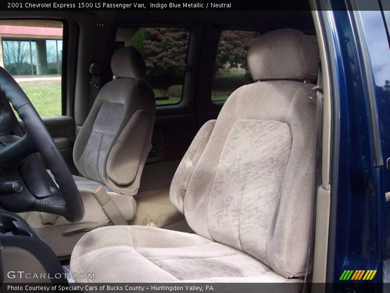 Indigo Blue Metallic / Neutral 2001 Chevrolet Express 1500 LS Passenger Van