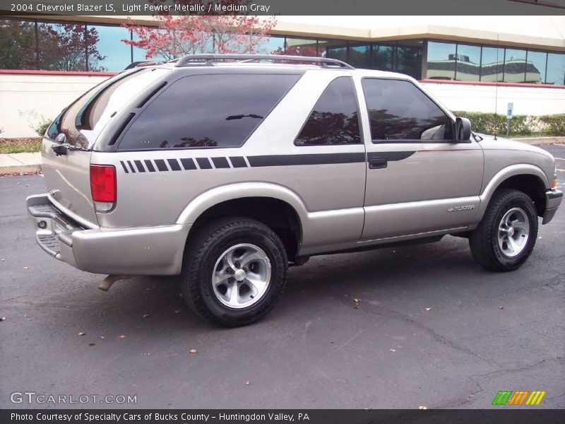 Light Pewter Metallic / Medium Gray 2004 Chevrolet Blazer LS