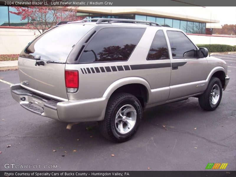 Light Pewter Metallic / Medium Gray 2004 Chevrolet Blazer LS