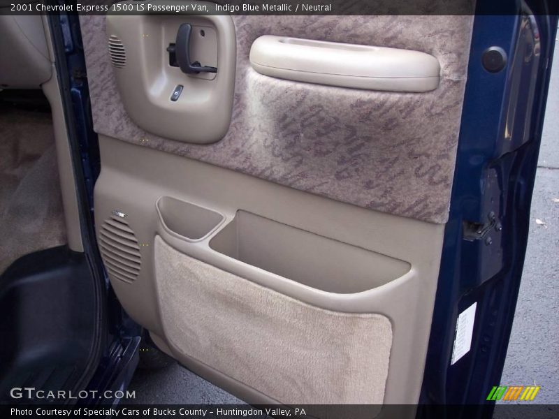 Indigo Blue Metallic / Neutral 2001 Chevrolet Express 1500 LS Passenger Van