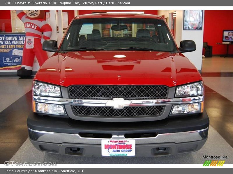 Victory Red / Dark Charcoal 2003 Chevrolet Silverado 1500 Regular Cab