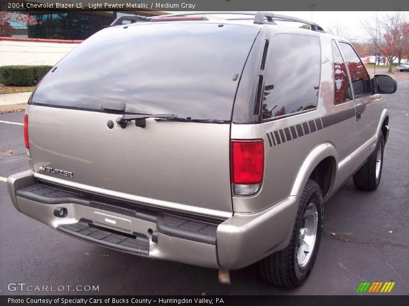 Light Pewter Metallic / Medium Gray 2004 Chevrolet Blazer LS