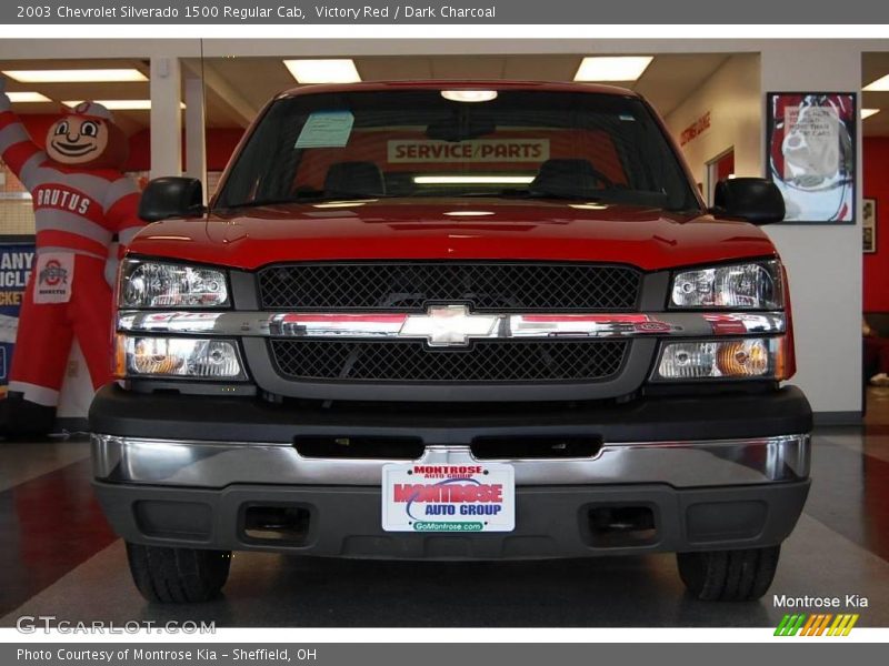 Victory Red / Dark Charcoal 2003 Chevrolet Silverado 1500 Regular Cab
