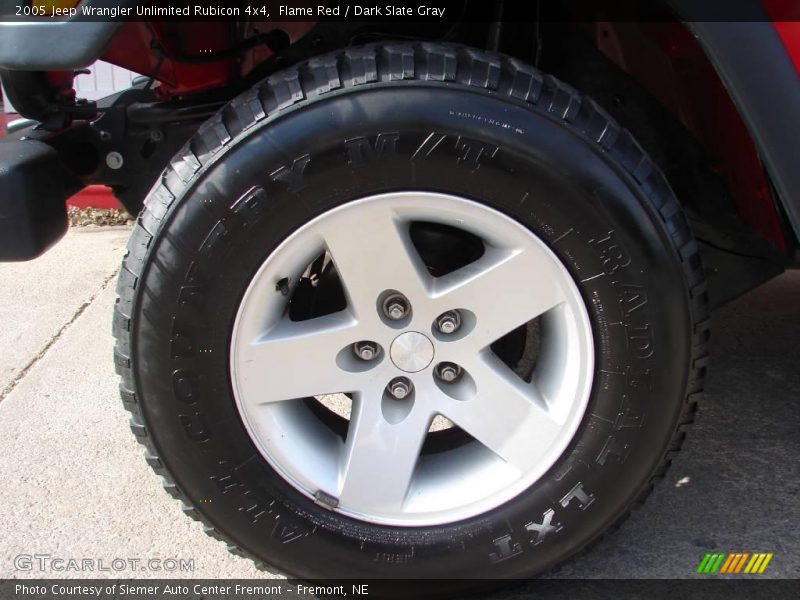 Flame Red / Dark Slate Gray 2005 Jeep Wrangler Unlimited Rubicon 4x4