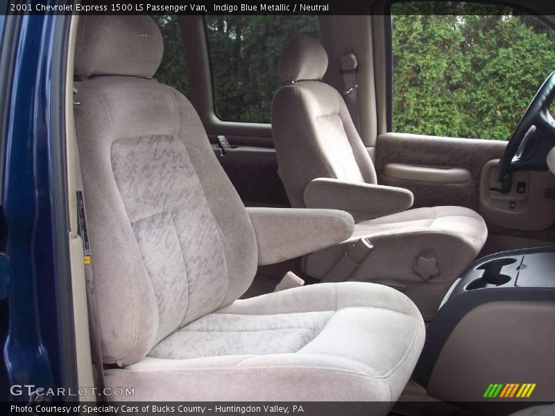 Indigo Blue Metallic / Neutral 2001 Chevrolet Express 1500 LS Passenger Van
