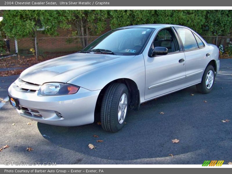 Ultra Silver Metallic / Graphite 2004 Chevrolet Cavalier Sedan