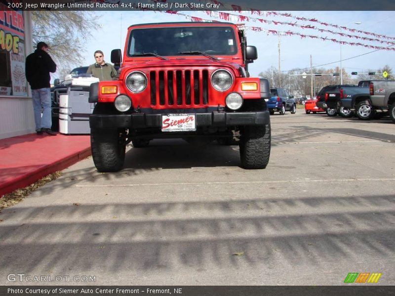Flame Red / Dark Slate Gray 2005 Jeep Wrangler Unlimited Rubicon 4x4