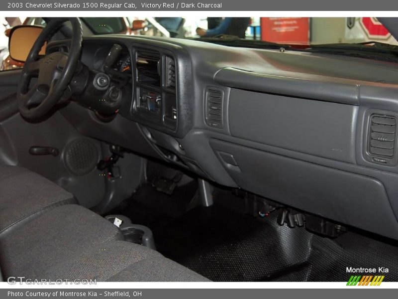 Victory Red / Dark Charcoal 2003 Chevrolet Silverado 1500 Regular Cab