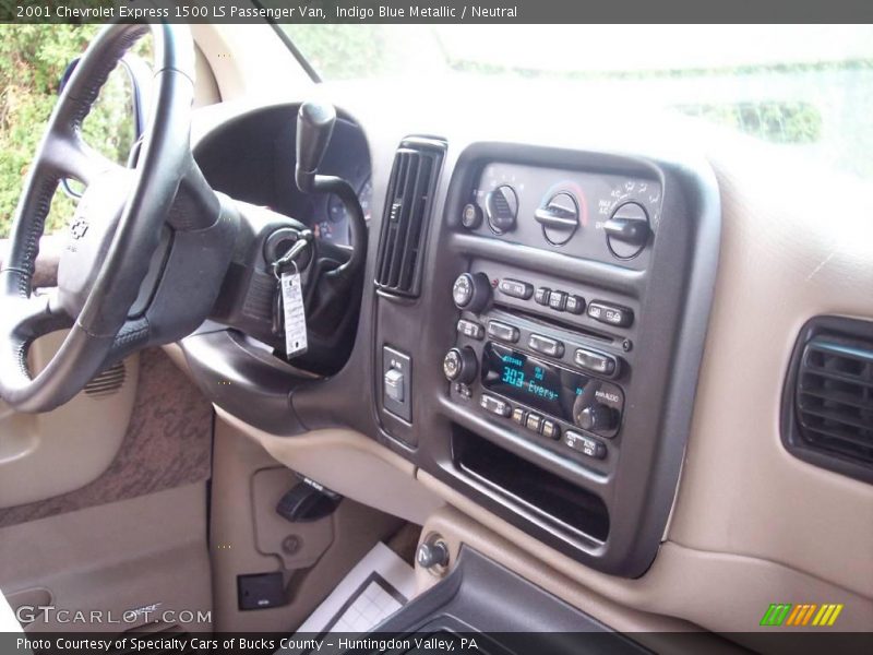 Indigo Blue Metallic / Neutral 2001 Chevrolet Express 1500 LS Passenger Van