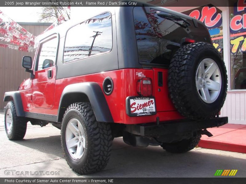 Flame Red / Dark Slate Gray 2005 Jeep Wrangler Unlimited Rubicon 4x4