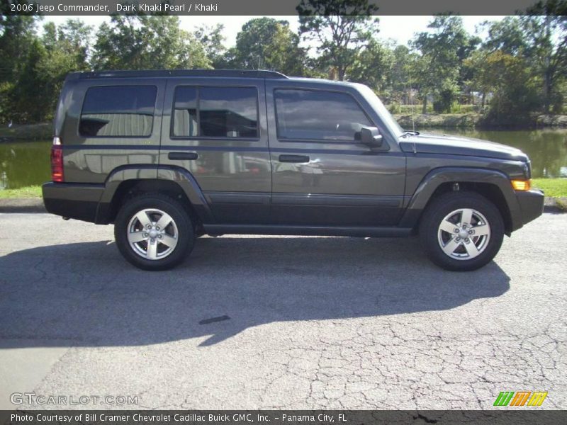 Dark Khaki Pearl / Khaki 2006 Jeep Commander