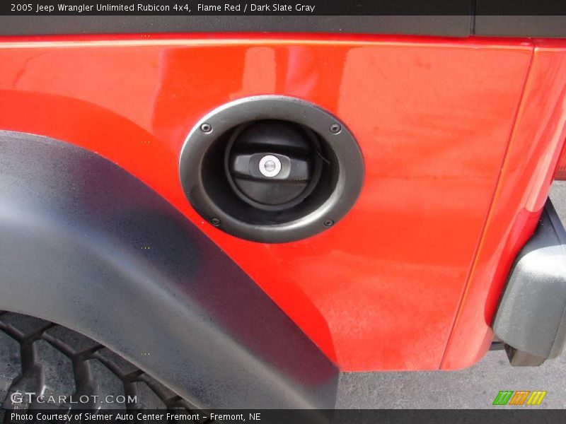 Flame Red / Dark Slate Gray 2005 Jeep Wrangler Unlimited Rubicon 4x4