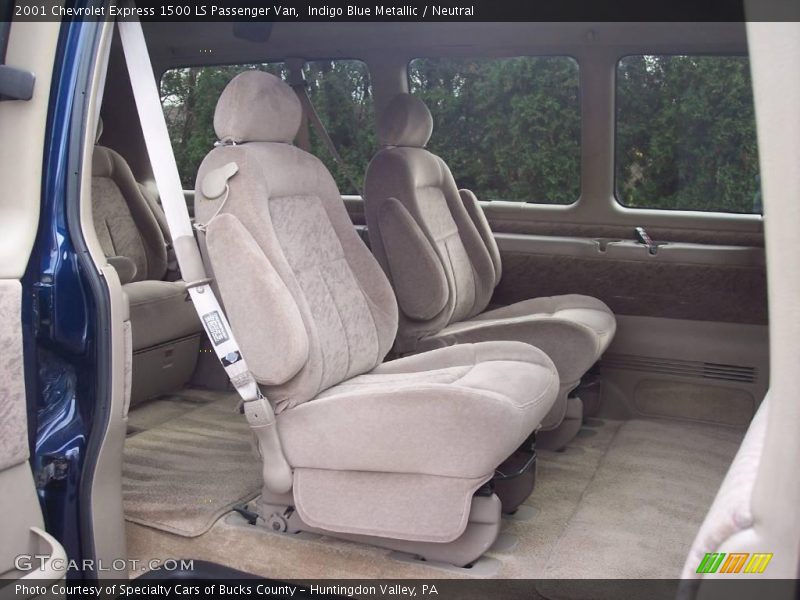Indigo Blue Metallic / Neutral 2001 Chevrolet Express 1500 LS Passenger Van