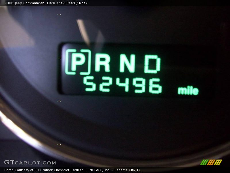 Dark Khaki Pearl / Khaki 2006 Jeep Commander