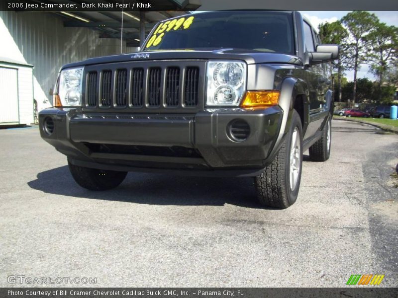 Dark Khaki Pearl / Khaki 2006 Jeep Commander