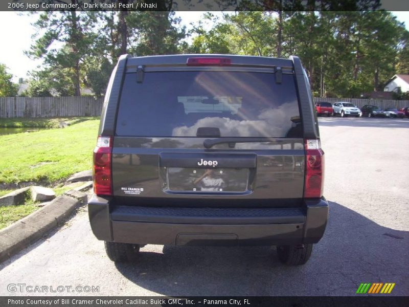 Dark Khaki Pearl / Khaki 2006 Jeep Commander