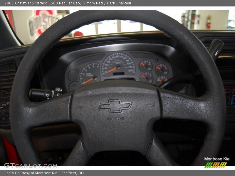 Victory Red / Dark Charcoal 2003 Chevrolet Silverado 1500 Regular Cab