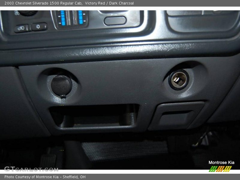 Victory Red / Dark Charcoal 2003 Chevrolet Silverado 1500 Regular Cab