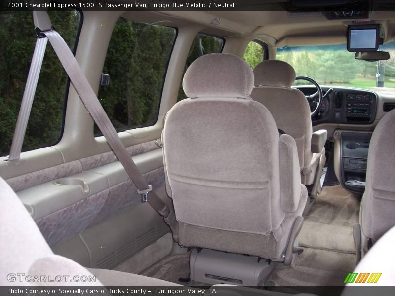 Indigo Blue Metallic / Neutral 2001 Chevrolet Express 1500 LS Passenger Van