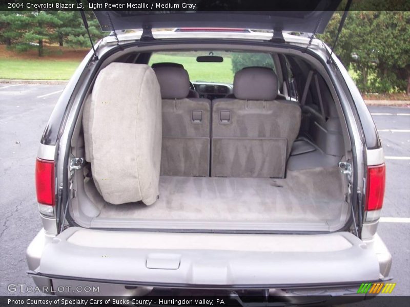 Light Pewter Metallic / Medium Gray 2004 Chevrolet Blazer LS