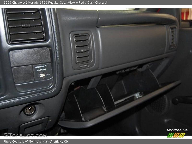 Victory Red / Dark Charcoal 2003 Chevrolet Silverado 1500 Regular Cab