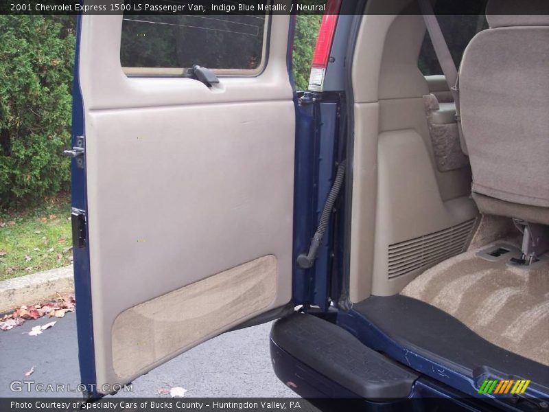 Indigo Blue Metallic / Neutral 2001 Chevrolet Express 1500 LS Passenger Van