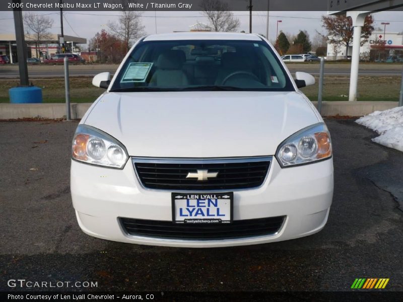 White / Titanium Gray 2006 Chevrolet Malibu Maxx LT Wagon