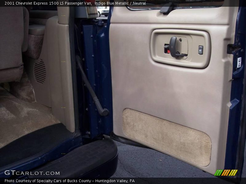 Indigo Blue Metallic / Neutral 2001 Chevrolet Express 1500 LS Passenger Van