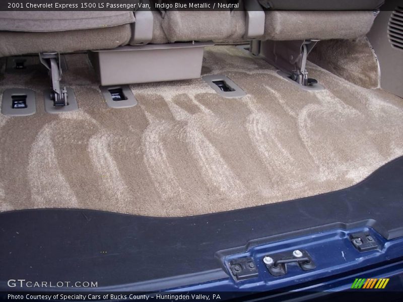 Indigo Blue Metallic / Neutral 2001 Chevrolet Express 1500 LS Passenger Van