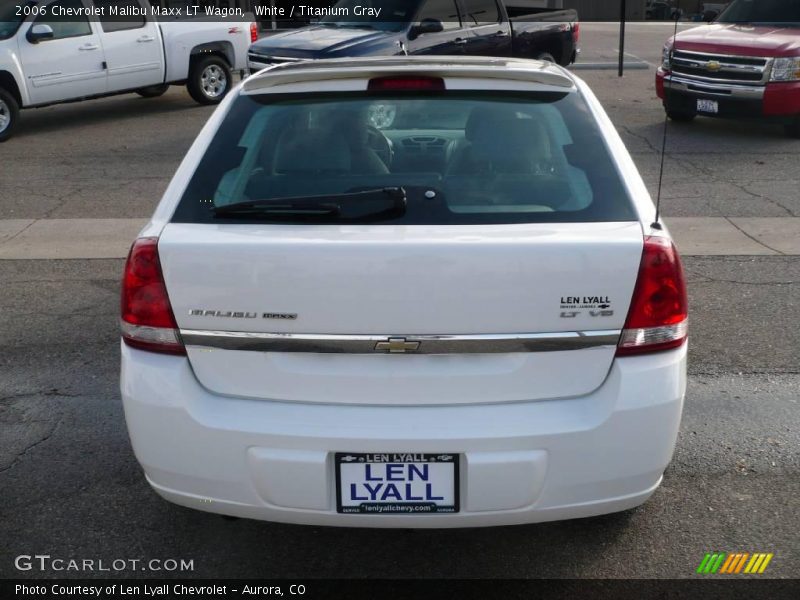 White / Titanium Gray 2006 Chevrolet Malibu Maxx LT Wagon