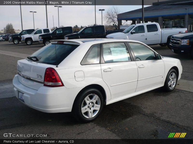 White / Titanium Gray 2006 Chevrolet Malibu Maxx LT Wagon
