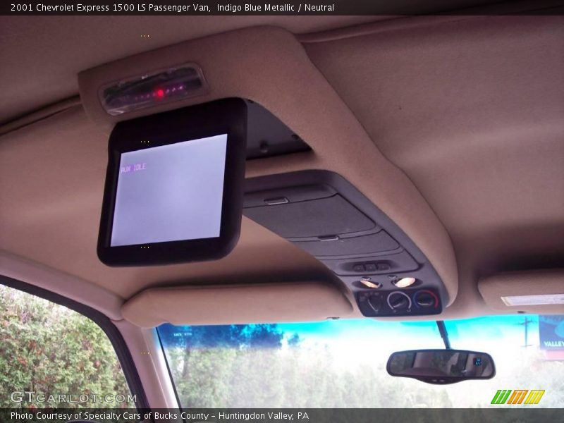 Indigo Blue Metallic / Neutral 2001 Chevrolet Express 1500 LS Passenger Van