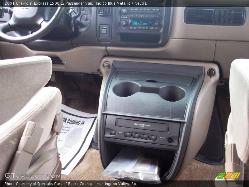 Indigo Blue Metallic / Neutral 2001 Chevrolet Express 1500 LS Passenger Van