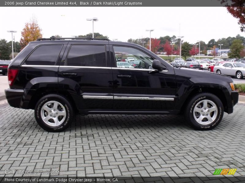 Black / Dark Khaki/Light Graystone 2006 Jeep Grand Cherokee Limited 4x4