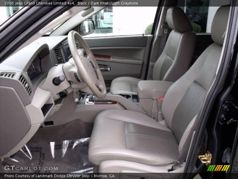 Black / Dark Khaki/Light Graystone 2006 Jeep Grand Cherokee Limited 4x4