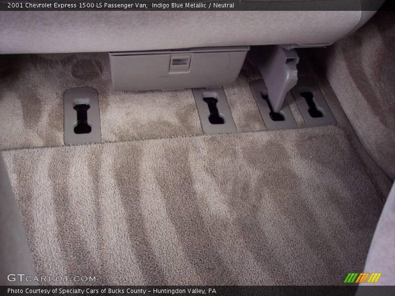 Indigo Blue Metallic / Neutral 2001 Chevrolet Express 1500 LS Passenger Van