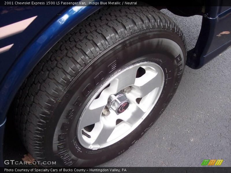Indigo Blue Metallic / Neutral 2001 Chevrolet Express 1500 LS Passenger Van