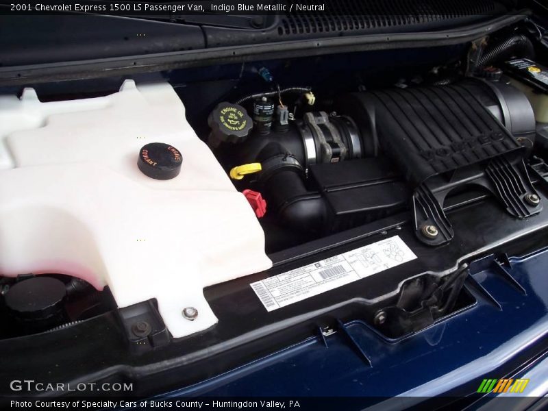 Indigo Blue Metallic / Neutral 2001 Chevrolet Express 1500 LS Passenger Van